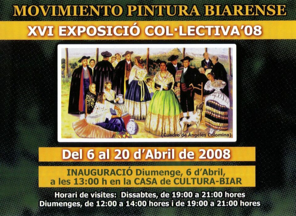 XVI Exposición colectiva 2008 del Movimiento Pintura Biarense