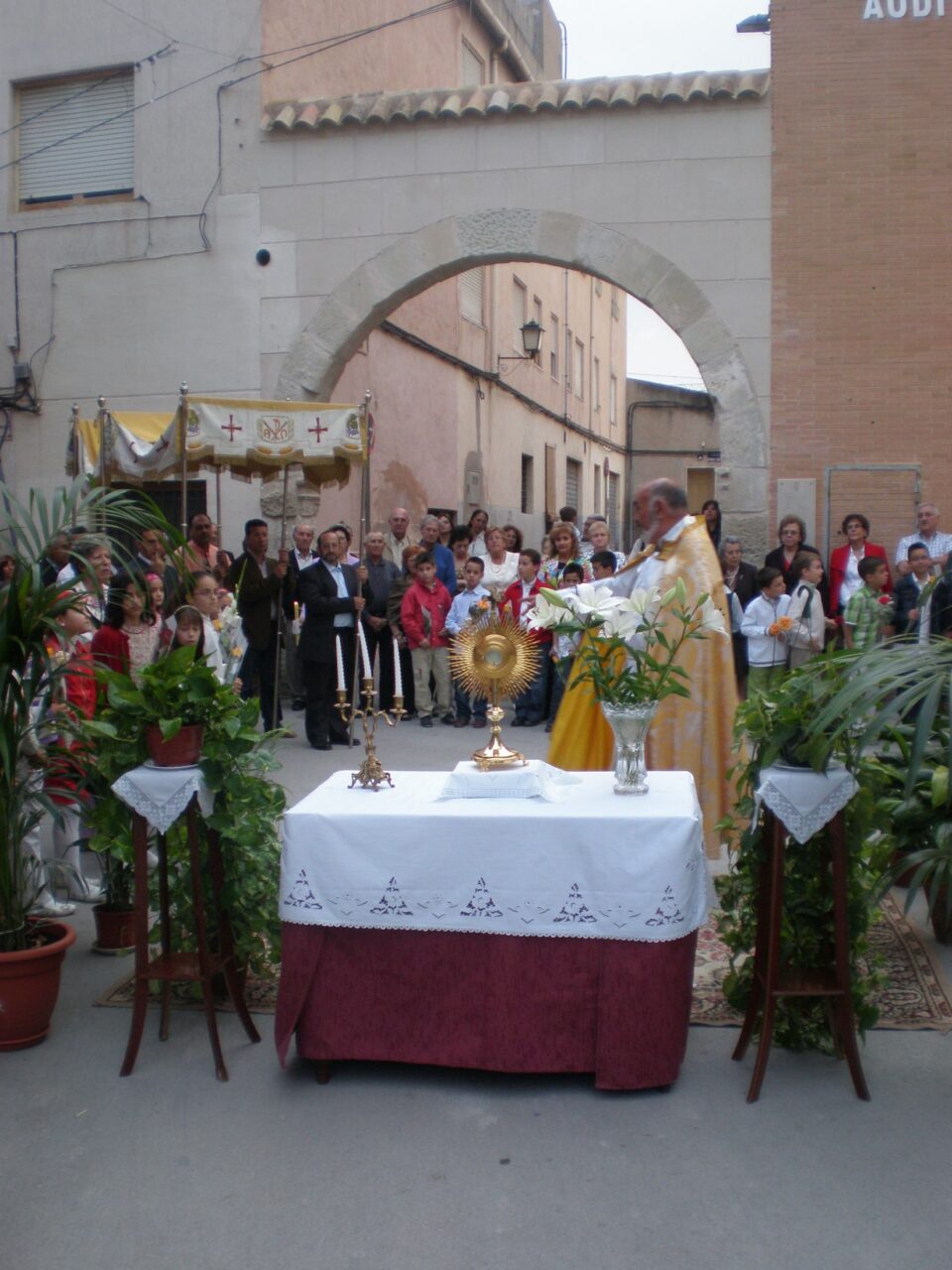 Monforte celebró el Corpus Christi
