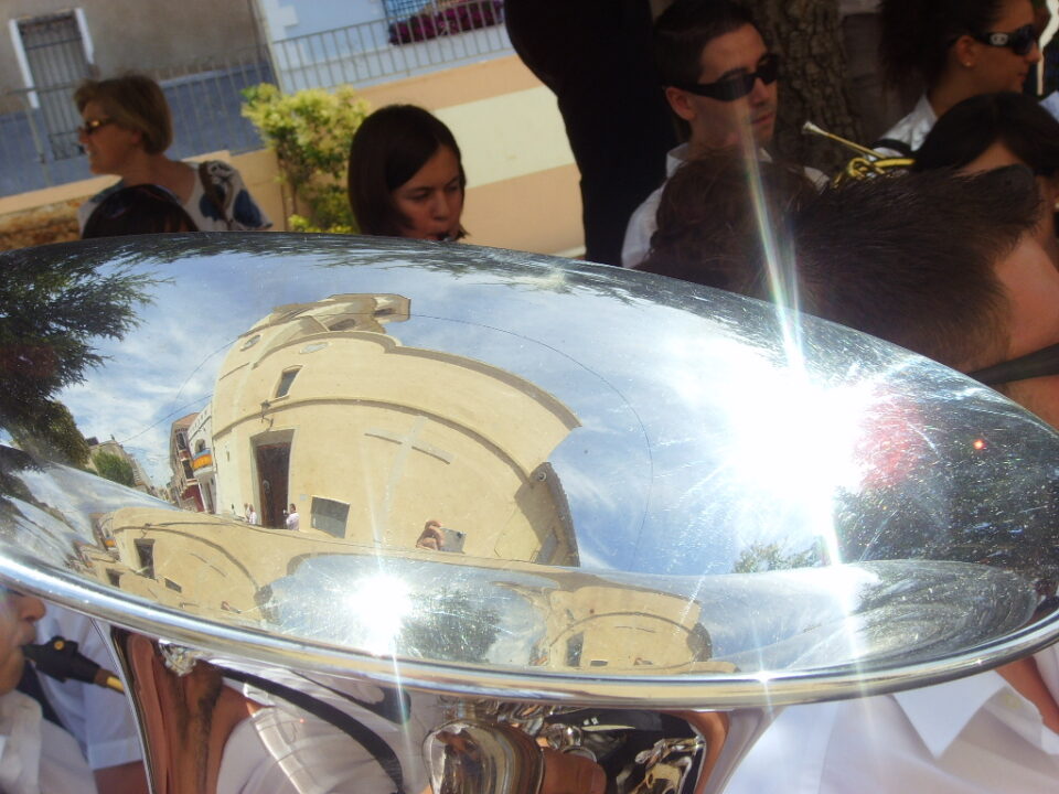 Tradicional bendición de vehículos en el día de San Cristóbal en la localidad