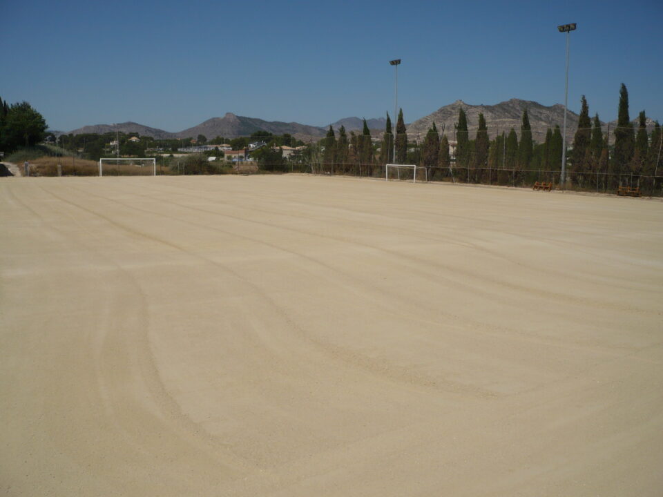 EL CAMPO DE FÚTBOL DONDE JUEGAN LOS EQUIPOS BASE DE ASPE CONTARÁ CON CÉSPED ARTIFICIAL