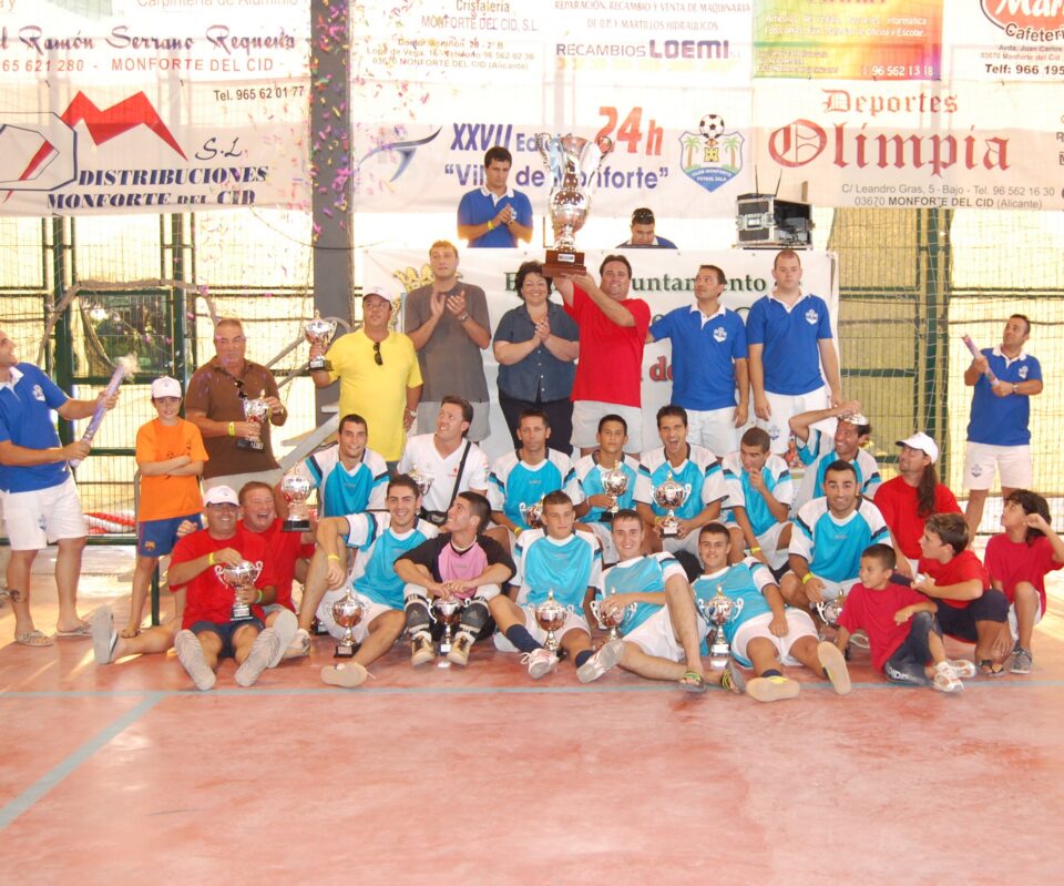 La XXVII edición de las 24 horas de fútbol sala Villa de Monforte tuvieron una gran afluencia de público durante todo el fin de semana