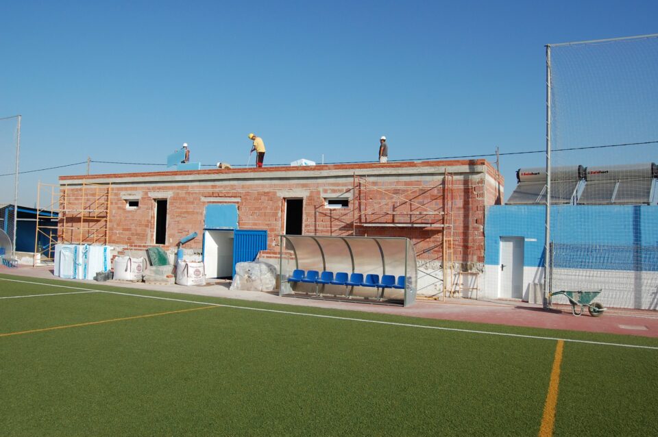 El campo de fútbol municipal contará con nuevos vestuarios
