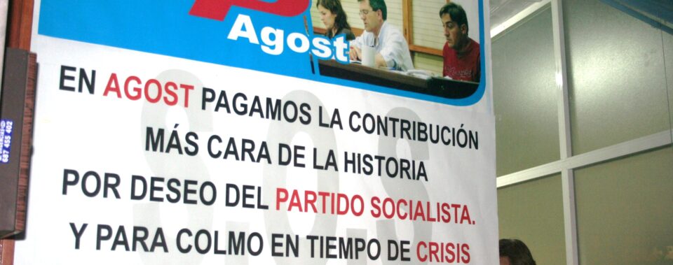LOS RECIBOS DE LA CONTRIBUCIÓN SUBEN UN 20% PERO EL PARTIDO SOCIALISTA LO NIEGA