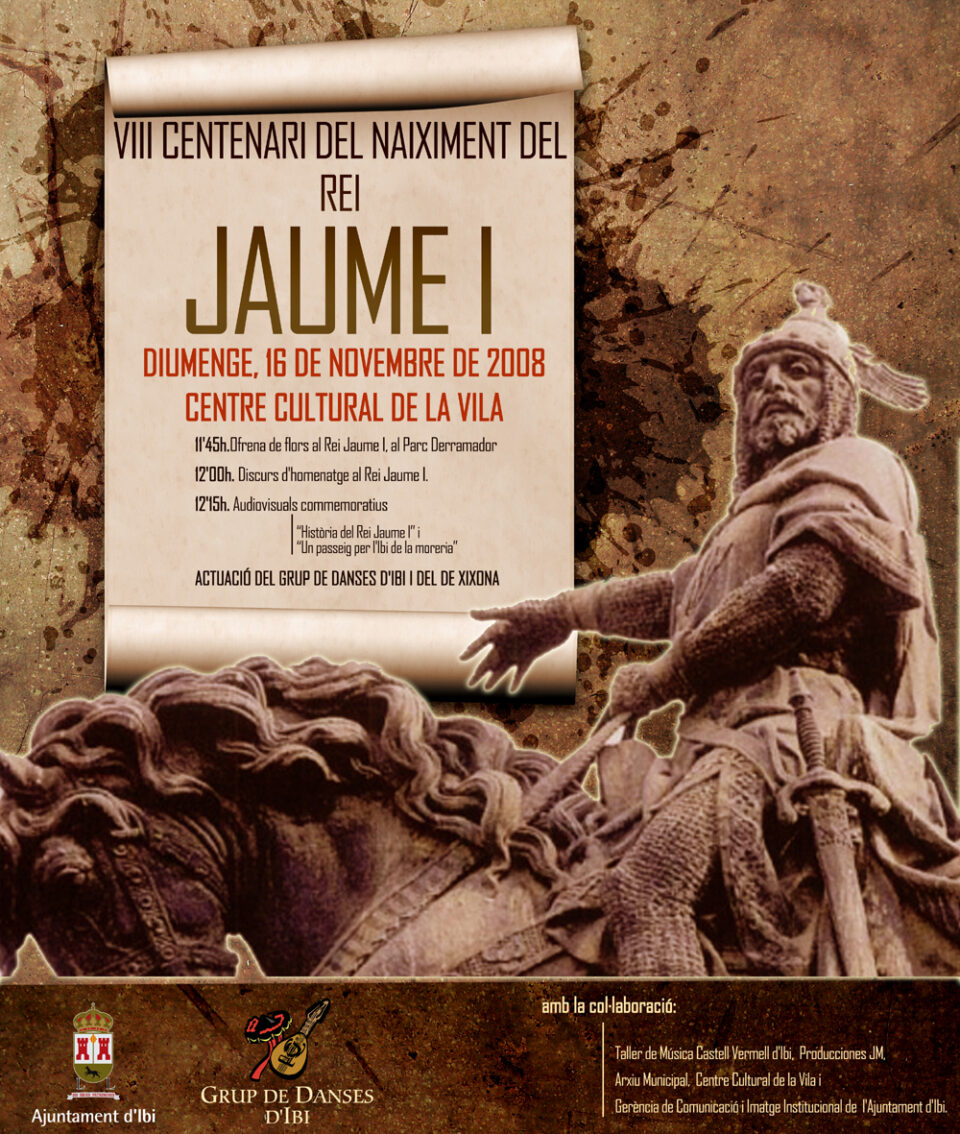 Homenaje al Rei Jaume I en Ibi