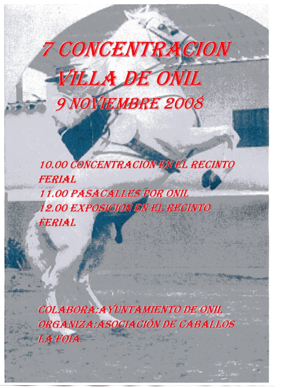 Concentración 2008 CABALLOS en Onil