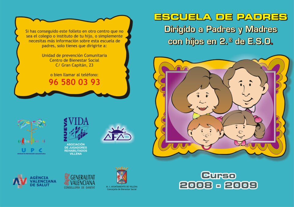 VUELVE LA SÉPTIMA EDICIÓN DE ESCUELA PARA PADRES Y MADRES