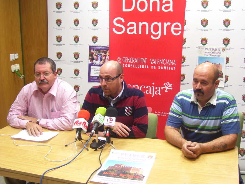 Donación extraordinaria de sangre en el Horno Cultural de Petrer