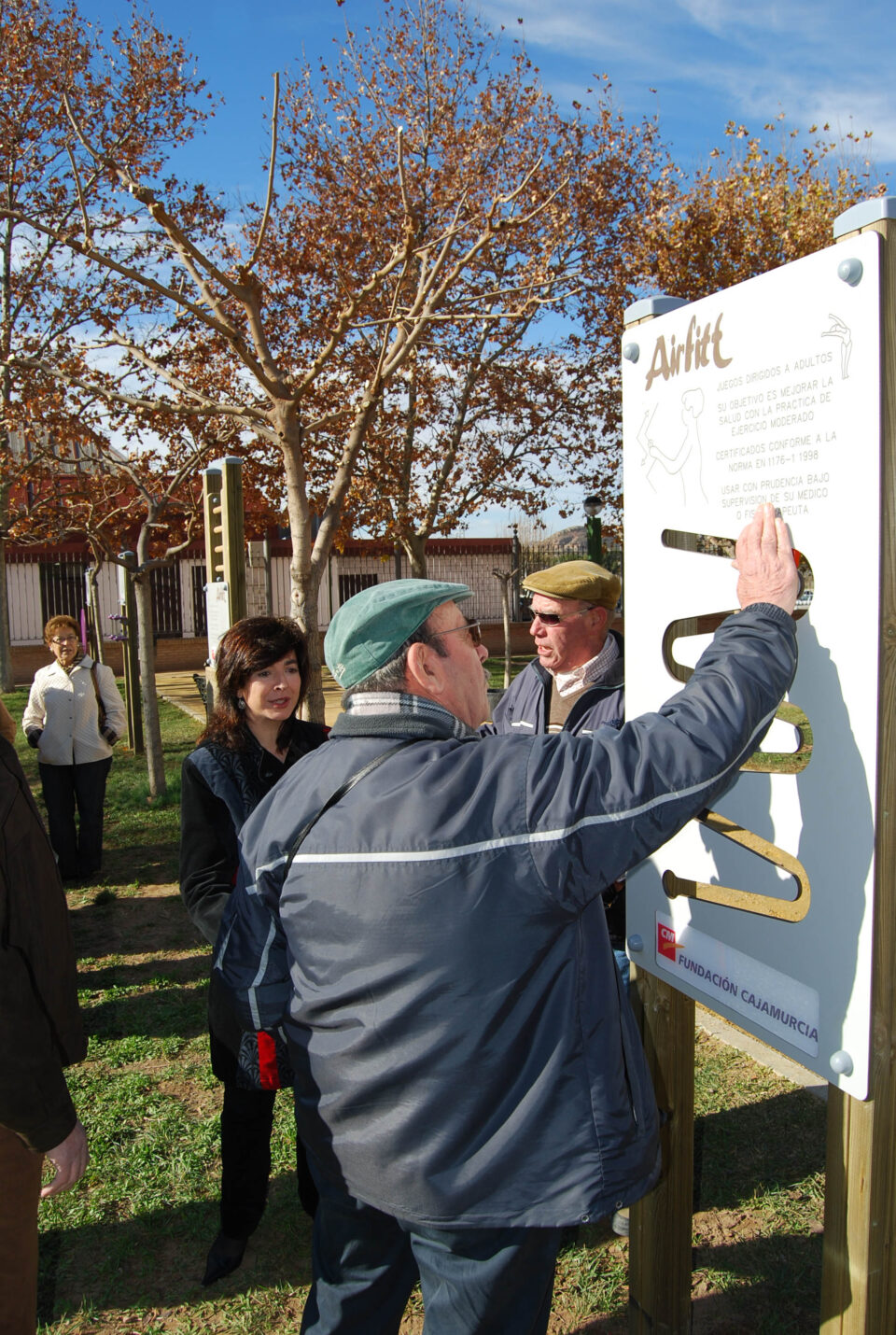 PRESENTAN UN PARQUE BIOSALUDABLE