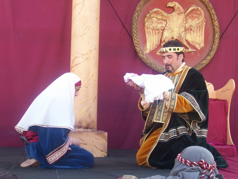 Todo preparado para la celebración del Auto Sacramental en Las Virtudes