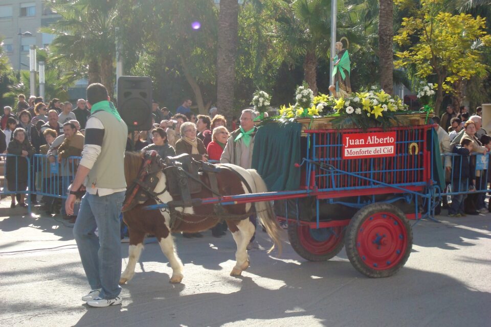 Bendición de animales por San Antón