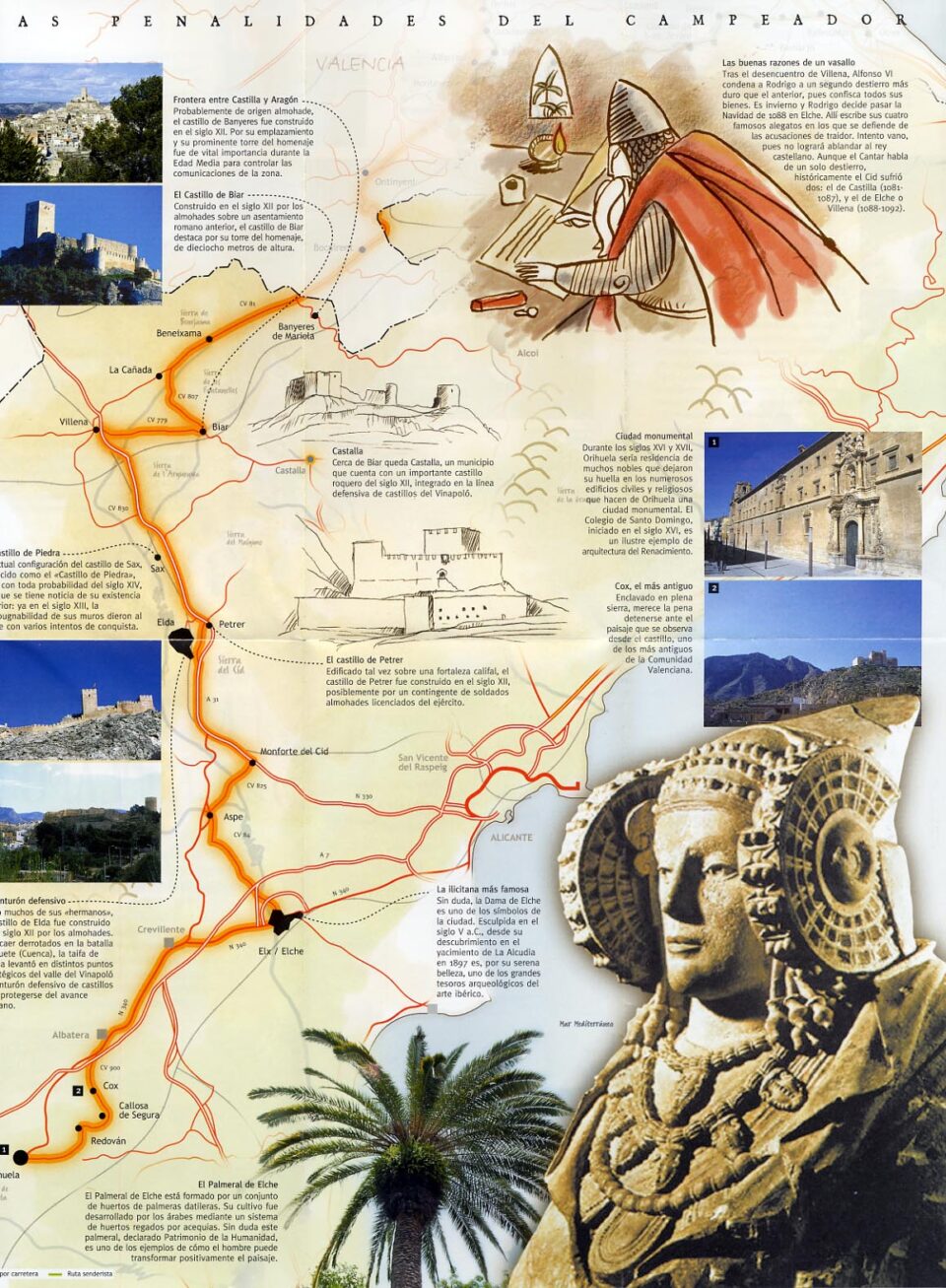 VILLENA SE VUELCA CON LAS RUTAS DEL CAMINO DEL CID Y EL CAMINO DE SANTIAGO