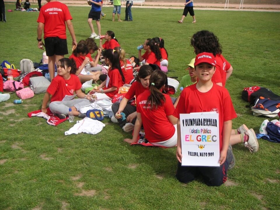 1ª jornada de la V-Olimpiada Escolar 2009 para alumnos de 6º de Primaria