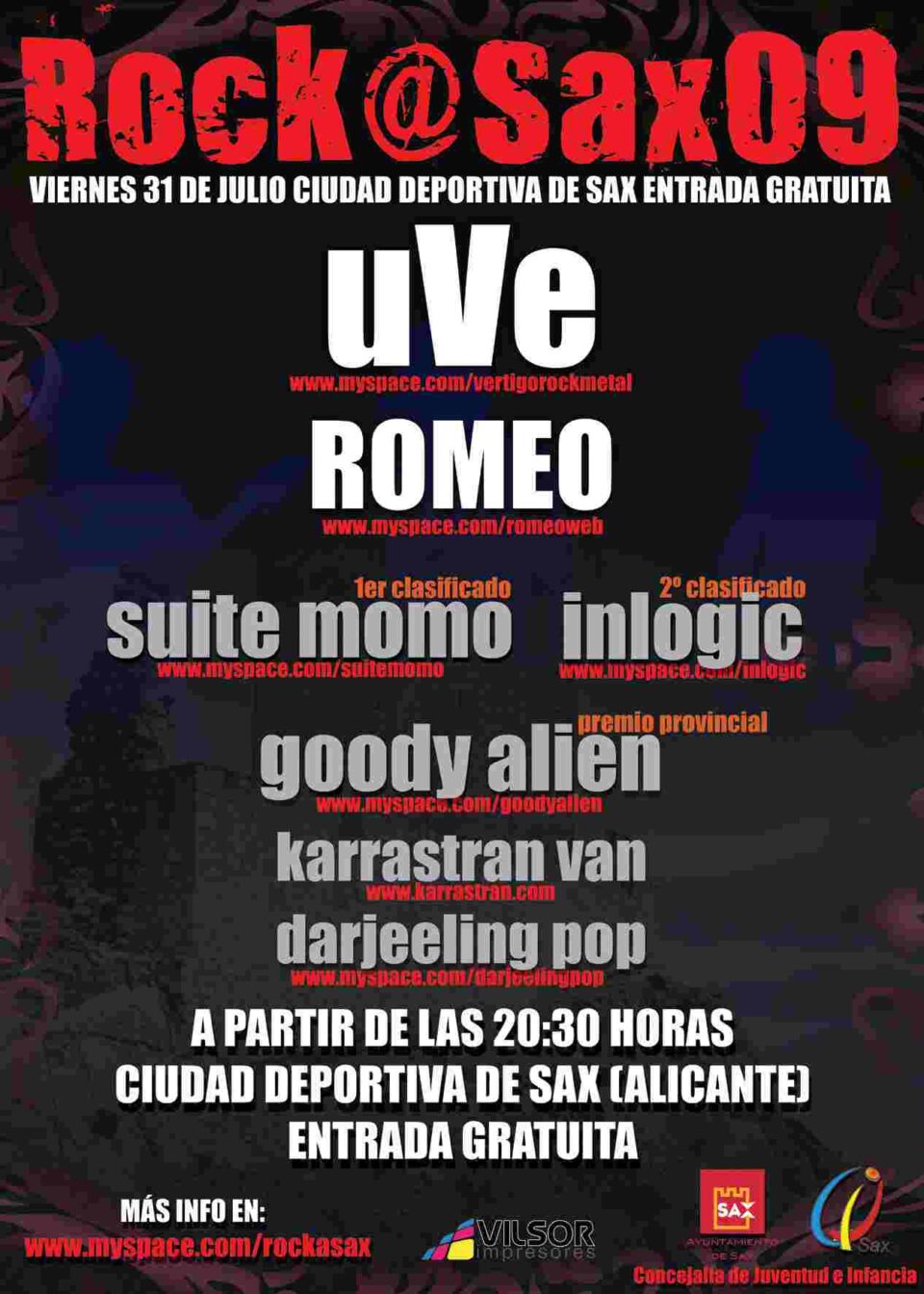 Festival Rock@sax 2009 - 31 de julio