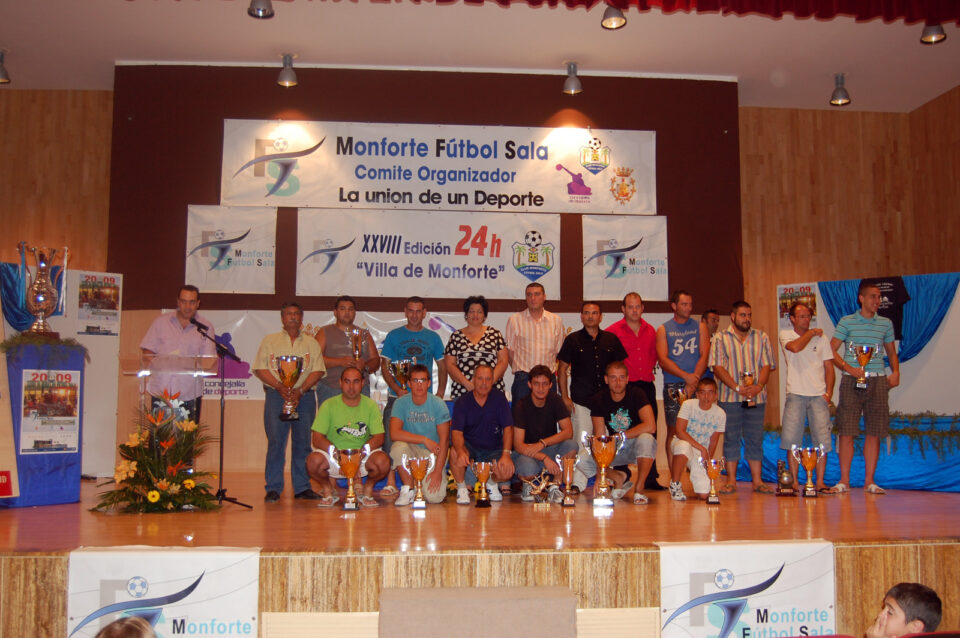 Presentación de las 24 horas de fútbol sala