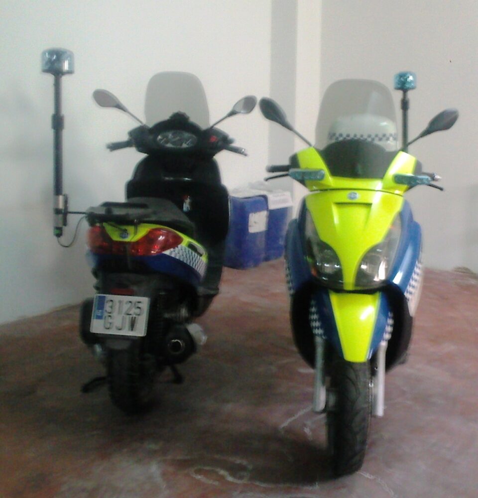 Entrega de motos policiales por parte de Consellería