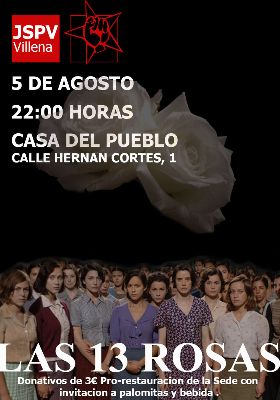 Nota de Prensa Cine Verano JS Villena