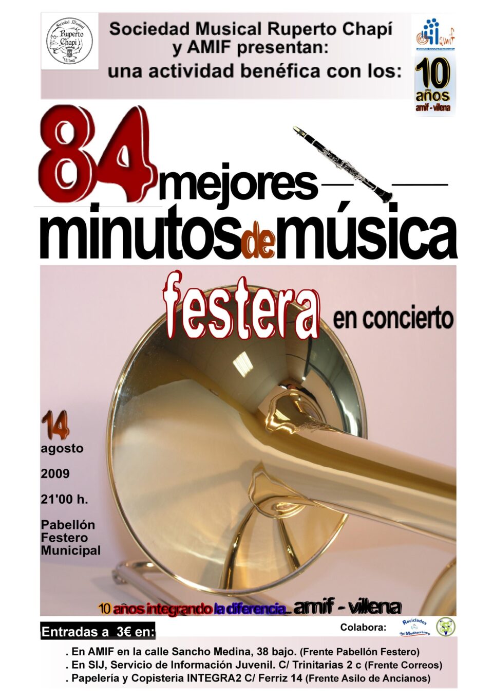 Concierto a beneficio de Amif