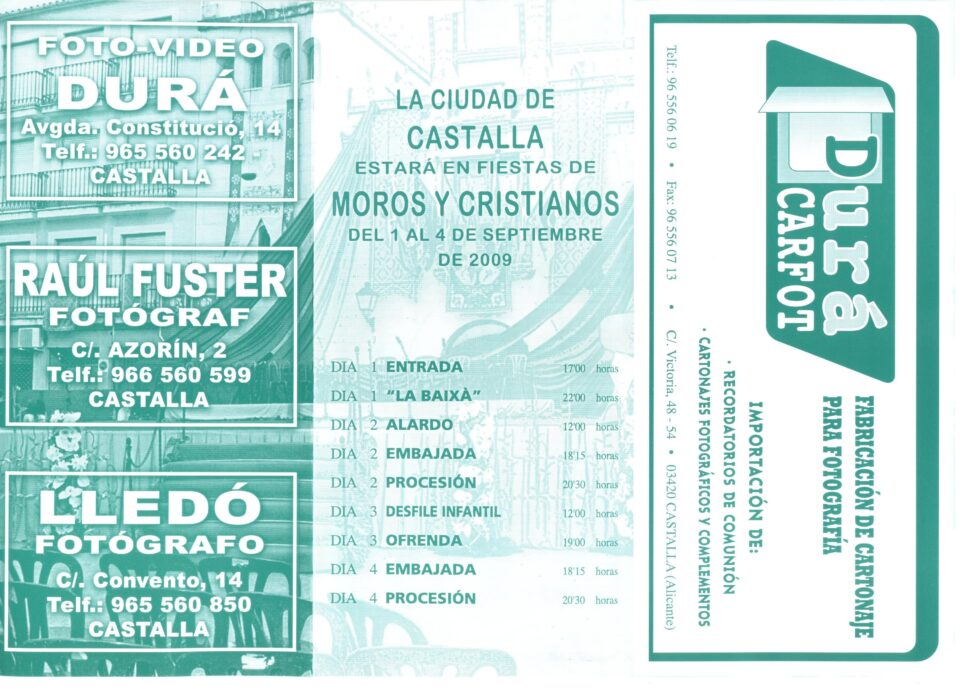 XXXIX Concurso de Fotografía de Moros y Cristianos