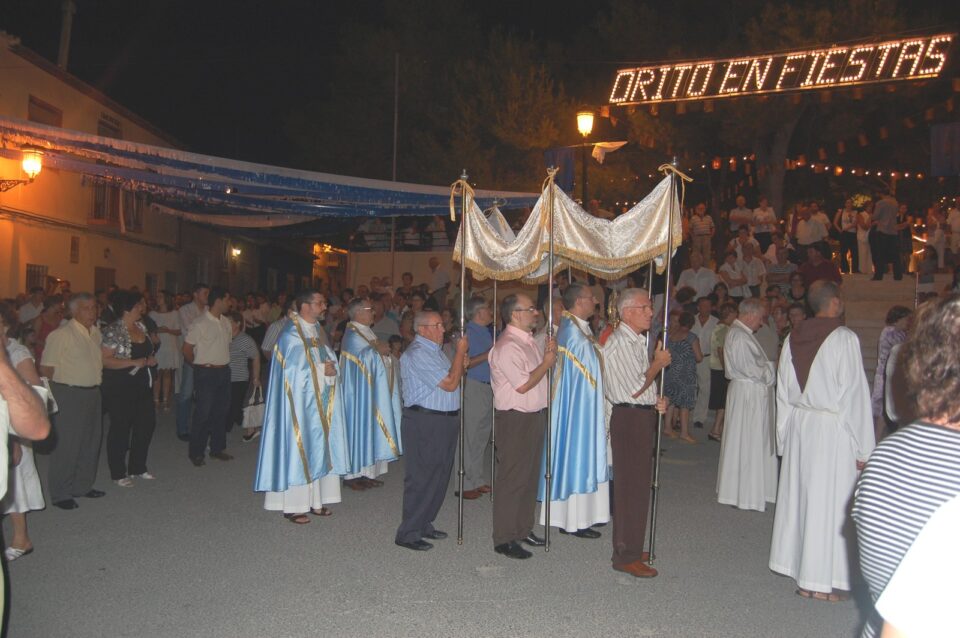 La procesión de la Virgen de Orito cierra las fiestas