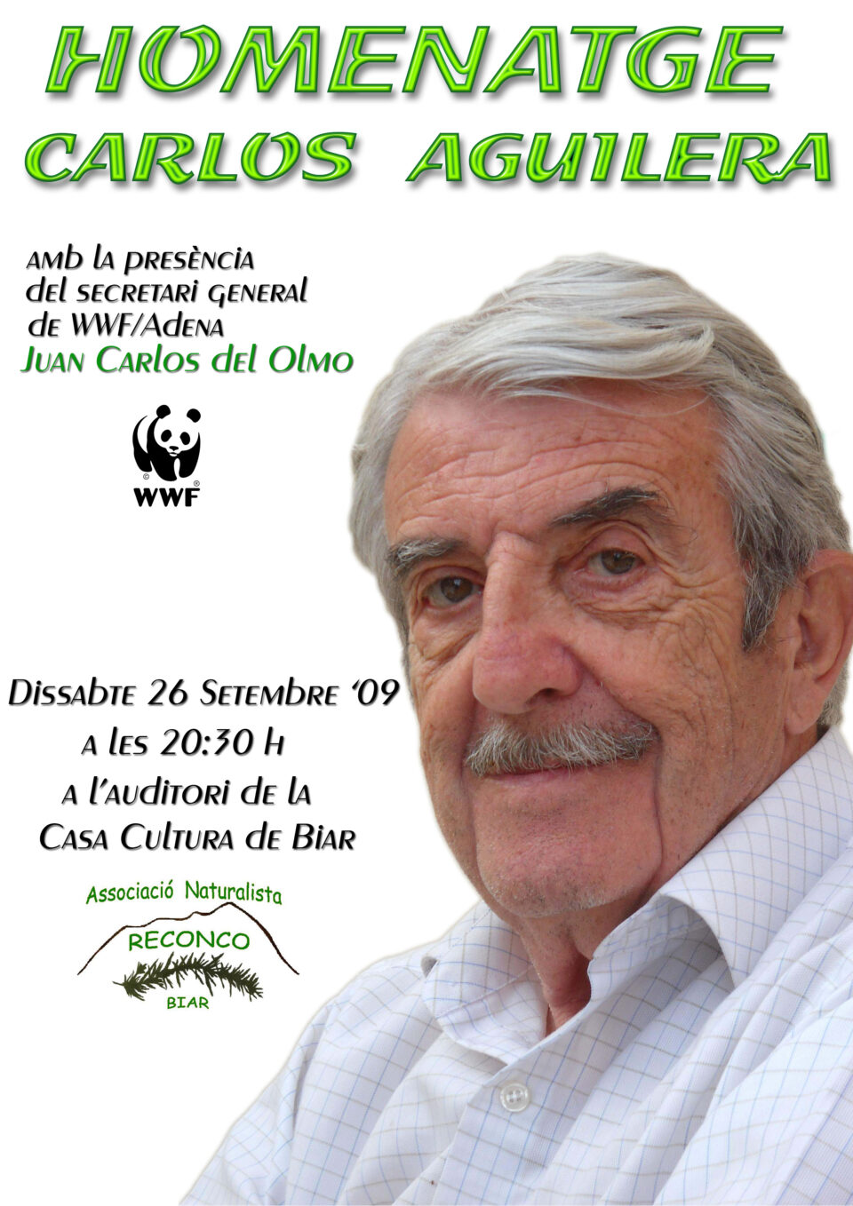 El proper dissabte 26 de setembre