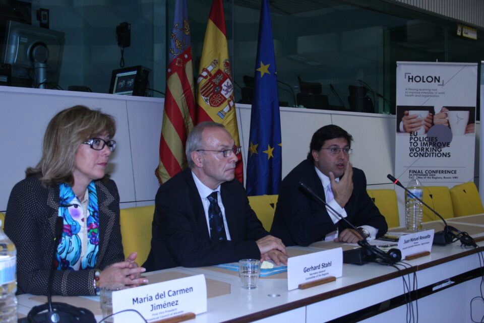 Bruselas acoge la clausura del Proyecto HOLON que lidera la Diputación de Alicante