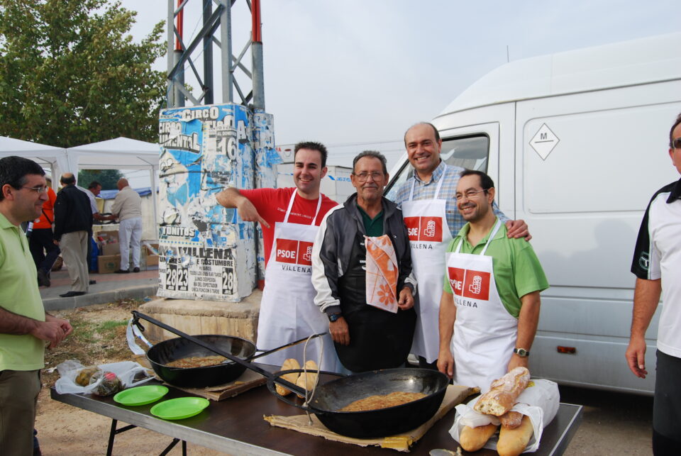 El Psoe de Villena apoyó la 1ª Concentración Nacional de Gachamigueros