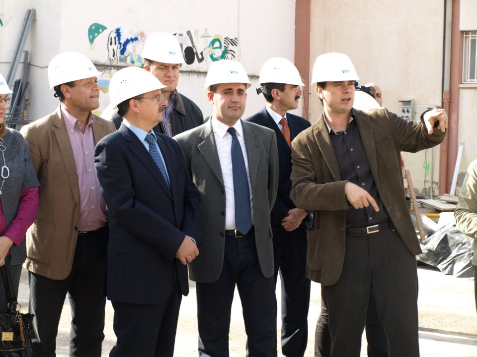 Alarte visita las obras de Jost en Novelda