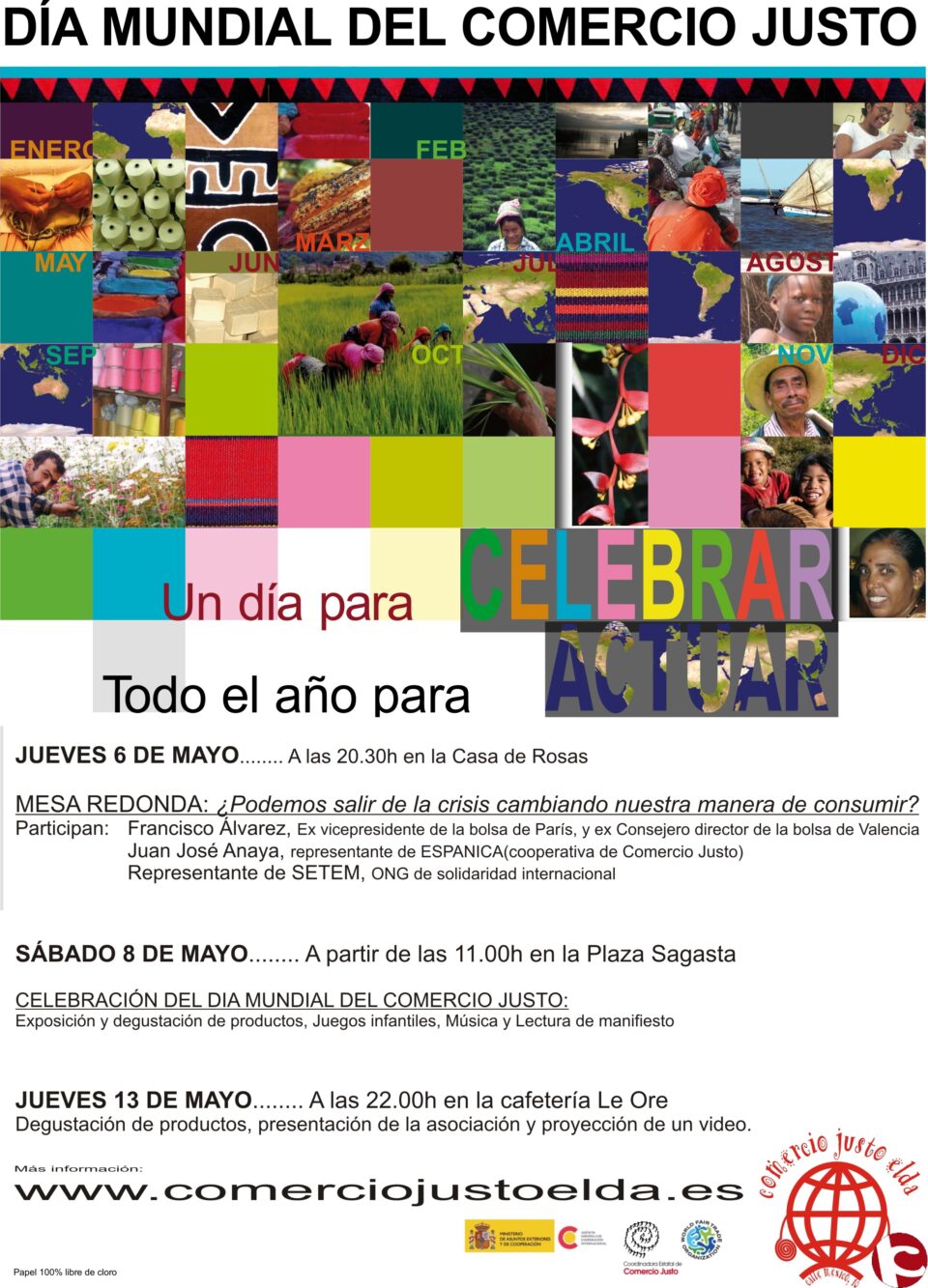 La Asociación de Comercio Justo organiza una mesa redonda