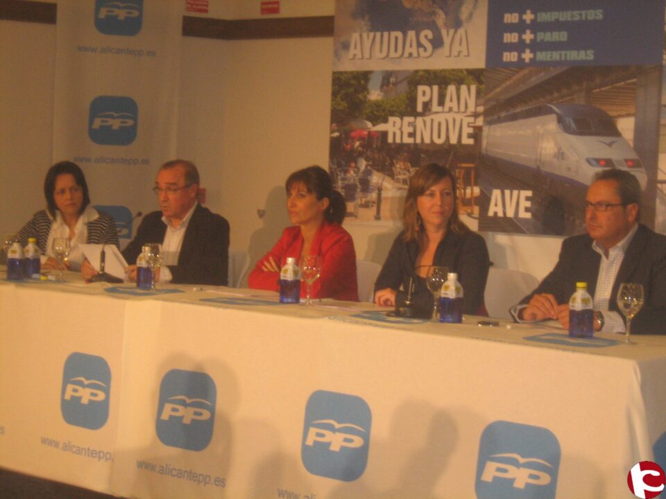 El Partido Popular de la Provincia de Alicante toma la iniciativa y propone 20 medidas clave para sacar al sector turístico de la crisis