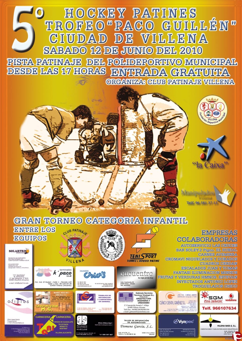 5º Trofeo Paco Guillén-Hockey Patines-Ciudad de Villena 2010