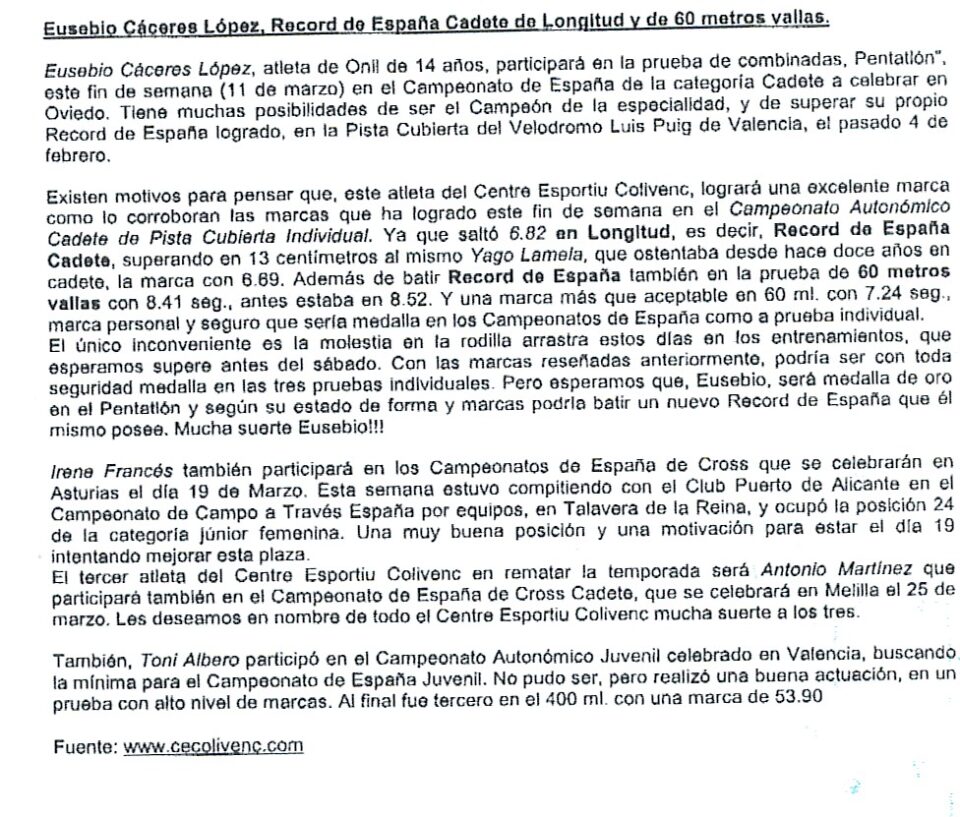 EUSEBIO CÁCERES LÓPEZ