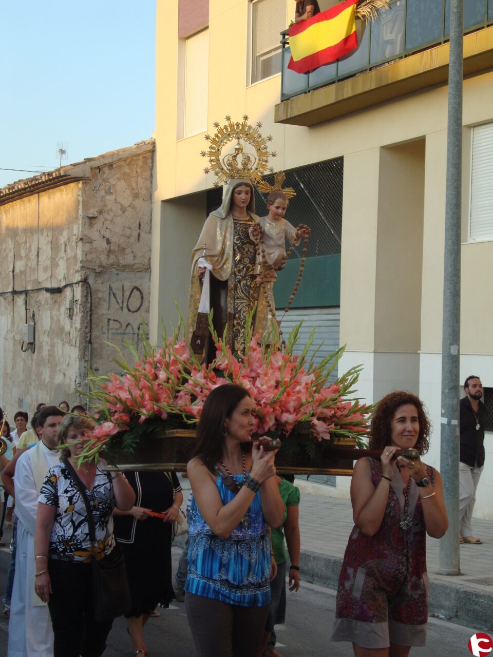 Celebración de la festividad de la Virgen del Carmen