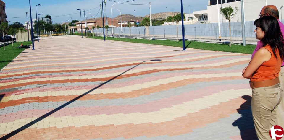 A partir del próximo 15 de septiembre vecinos y usuarios podrán disfrutar del nuevo Bulevar anexo a la zona educativa más importante de Villena