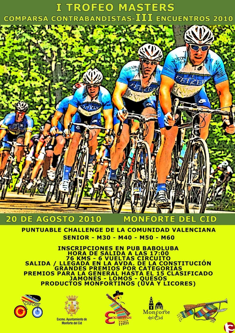 Monforte acoge una prueba de ciclismo puntuable para la Challenge de la Comunidad Valenciana