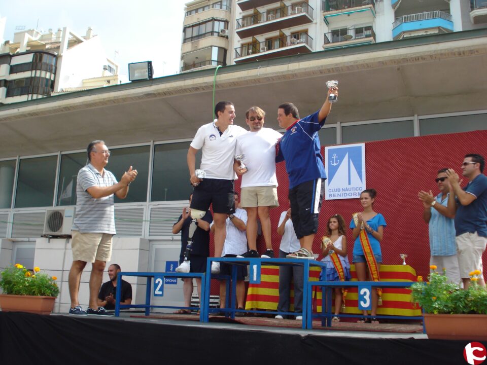Nacho Gil participó en la travesía de Benidorm