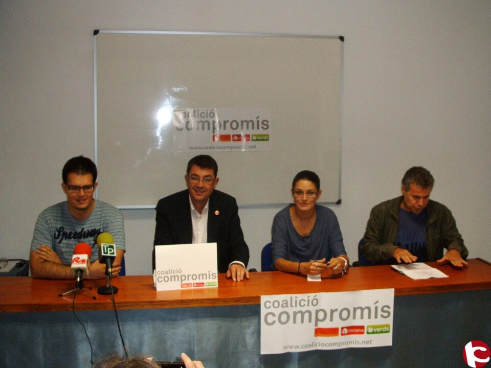 COMPROMÍS ES PRESENTA A PETRER COM LALTERNATIVA AL BIPARTIDISME DE LA CORRUPCIÓ