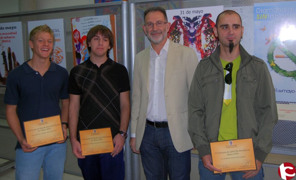 Tomás Prats y Francisco Navarro ganan el concurso del cartel anunciador y la tira de cómic del Día Mundial sin Tabaco