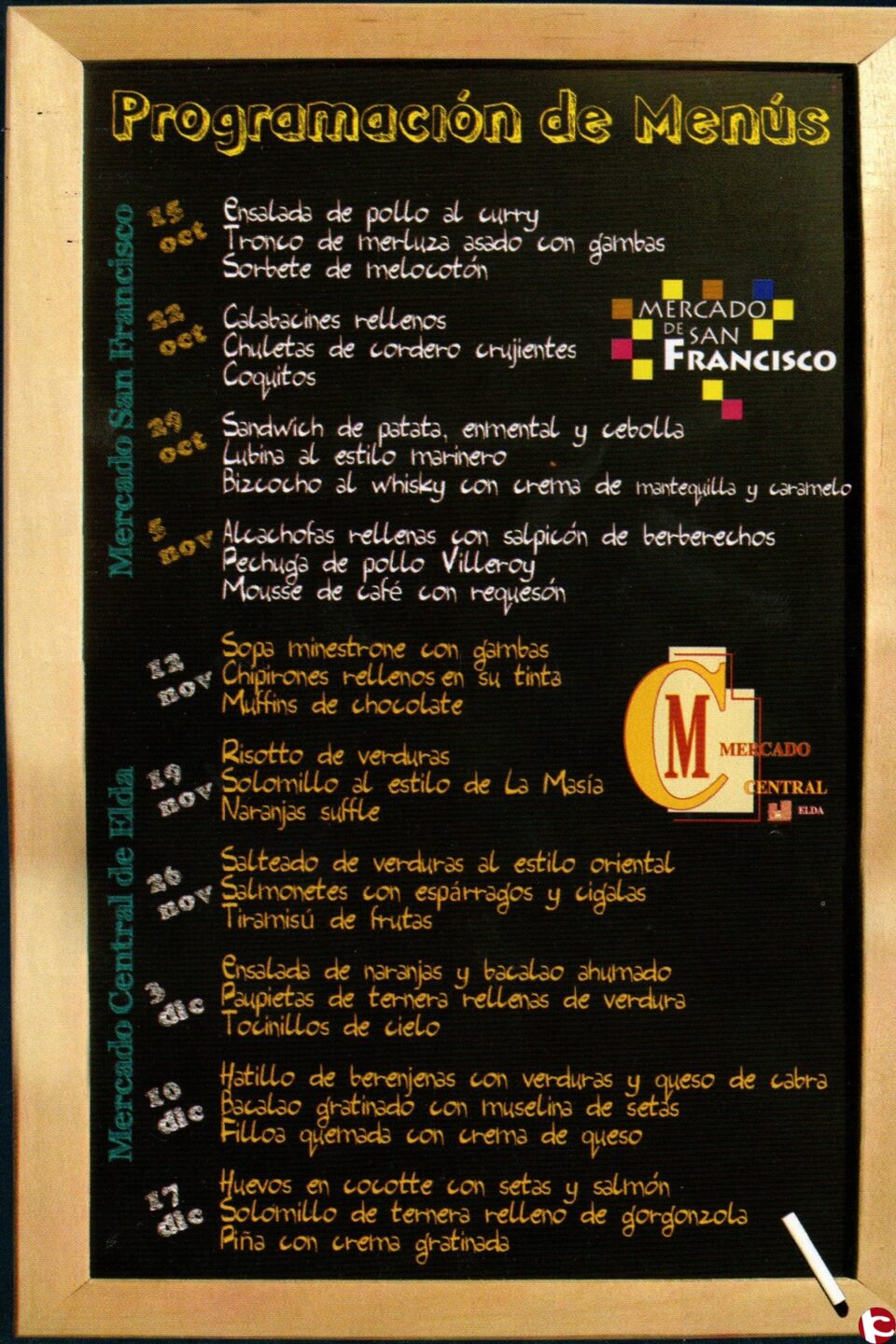 Los cursos de "Cocina de Mercado" comenzaron el viernes en el Mercado de San Francisco