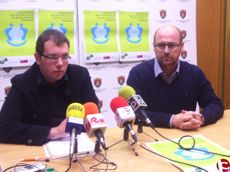 Podólogos colegiados revisarán los pies de todos los escolares de Primaria de Petrer gratuitamente