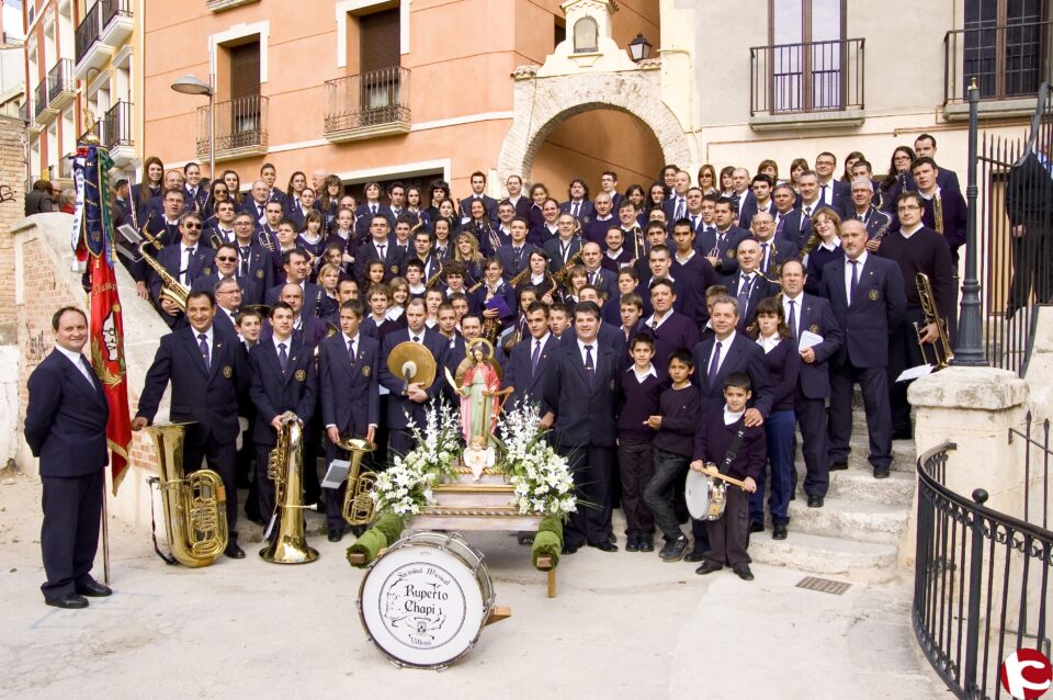 LA SOCIEDAD MUSICAL RUPERTO CHAPI CELEBRA LOS ACTOS DE SANTA CECILIA