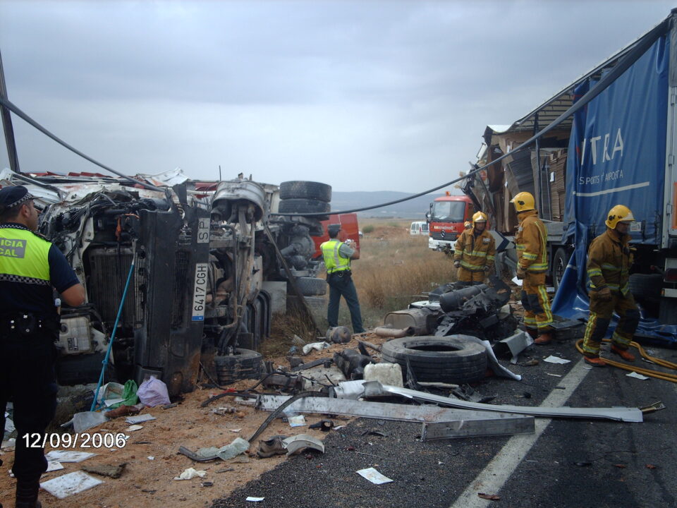 Grave accidente de tráfico