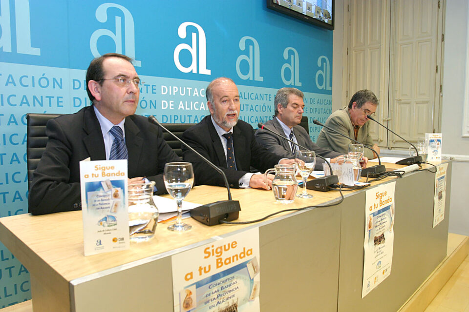 DIPUTACIÓN. SIETE MUNICIPIOS DE LA PROVINCIA DISFRUTARÁN ESTE AÑO DE LOS 33 CONCIERTOS DEL PROGRAMA SIGUE A TU BANDA ORGANIZADO POR LA DIPUTACIÓN Y LA CAM