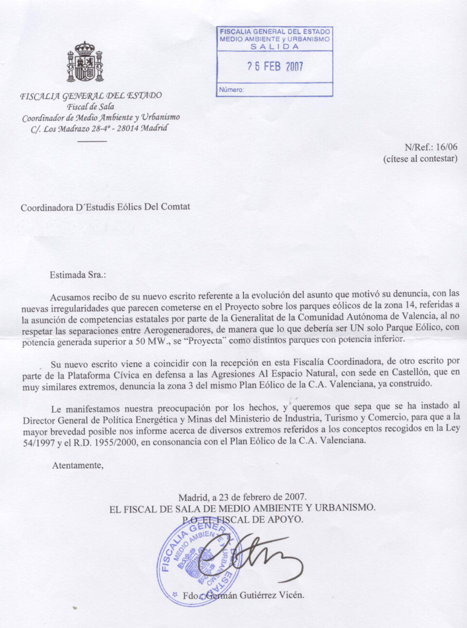 El Fiscal simplica vertaderament en les irregularitats dels molins de la zona 14