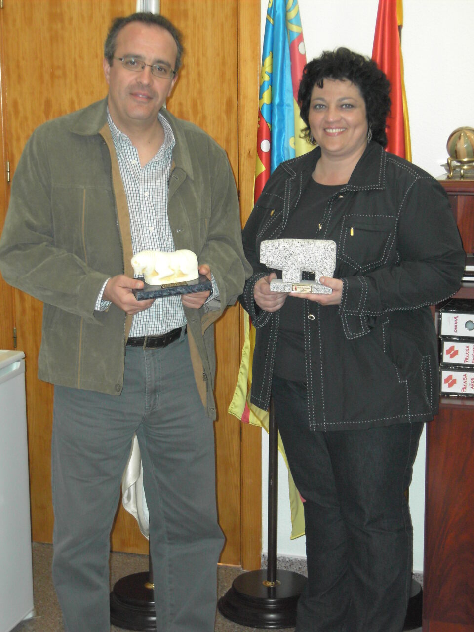 EL ALCALDE DE EL TIEMBLO VISITA MONFORTE DEL CID