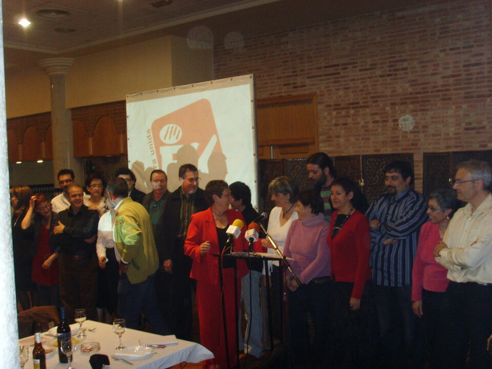 PRESENTACIÓN DE LA CANDIDATURA DE IZQUIERDA UNIDA