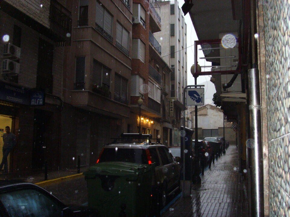 6.4 l/m2 caídos en forma de tormenta entre las 21 y 22 h de ayer