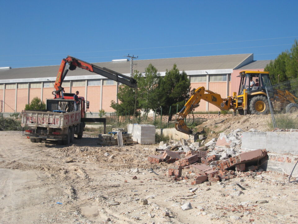 Inicio de las obras en el I.E.S Fray Ignacio Barrachina