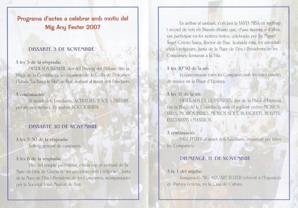 MEDIO AÑO FESTERO-2007