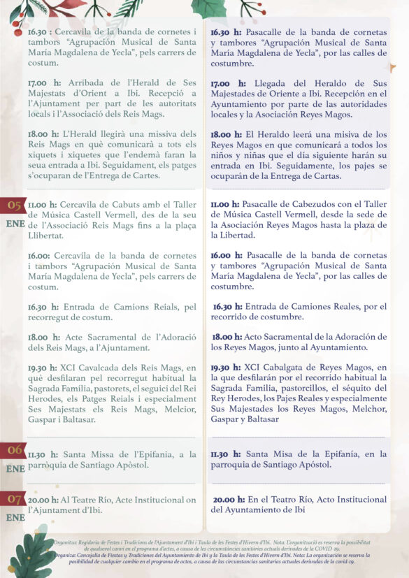 Festes d'Hivern d'Ibi 2021
