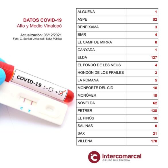 Datos Covid-19 Vinalopó